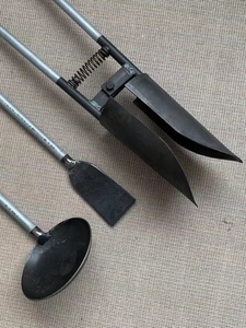 挖洞掏土电杆挖坑铲子铲洛阳电力施神器工具对电线杆打洞夹锹勺子