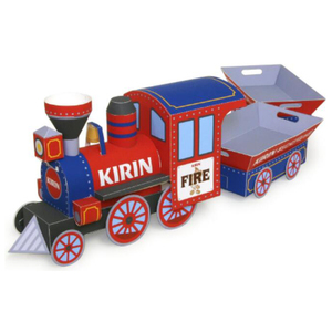 3d纸模立体拼图模型diy手工折纸儿童益智玩具卡通小火车 交通工具