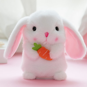 儿童毛绒电动玩具兔子会学说话的娃娃仓鼠玩偶魔音小公仔女孩礼物