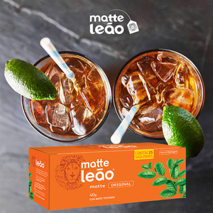 巴西leao matte马黛茶40g25包装无梗无糖原装进口冲饮茶养生健康