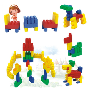 潜力贝贝乐积木480件宝宝趣味大颗粒拼装拼搭塑料拼插建构玩具