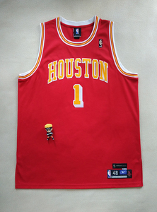 【已出】tracy mcgrady 麦迪 元年 火箭 复古 番茄炒蛋 au 球衣