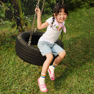 Nike耐克官方儿童幼童T恤夏季新款纯棉运动轻便柔软舒适DX7721