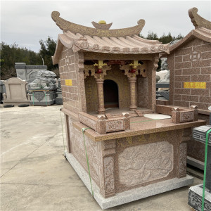 惠安雕刻神龛家用佛龛石雕土地庙刻字土地公小庙镇宅户外土地公庙