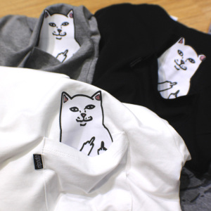 竖中指的猫t