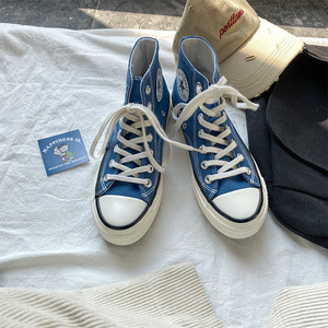 名仕匡威小脏橘帆布鞋女港风学生韩版ins街拍原宿板鞋女鞋子