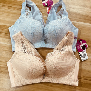 珍妮芬【断码清货】36b码无钢圈薄款背心文胸美背内衣聚拢调整型