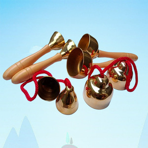 奥尔夫打击乐器铜碰钟大碰钟带绳大碰钟小碰钟音乐早教碰铃黄铜