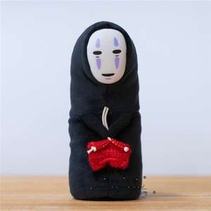 日本采购千与千寻无脸男立姿织毛衣毛绒娃娃公仔