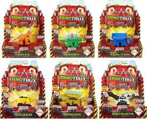 Dinotrux恐龙卡车可动儿童合金玩具车模型霸王龙三角龙