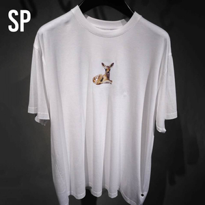 sp奢品 burberry博柏利bbr巴宝莉白色小鹿短袖t恤男女8022370代购