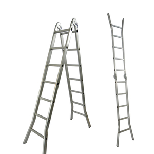 加厚铝合金梯子人字梯家用折叠梯两用梯一字梯伸缩1.5米2米直梯