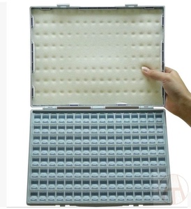 SMT贴片元件盒物料盒电阻电容盒128/200格电子盒元件柜配件收纳盒