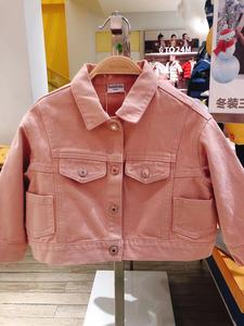 巴拉巴拉2021春款新款女幼大童时尚都市百搭牛仔外套202121105002