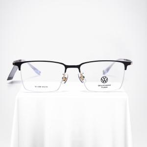 德国大众大脸型半框眼镜架男防蓝光商务舒适近视镜框宽脸配镜1200