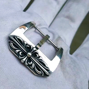 促销惊爆价925纯银手表扣表环克罗手工手表扣尺寸齐全22242628