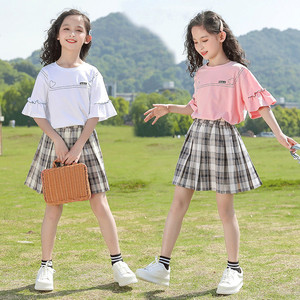 7岁女孩衣服套装夏装女童12霸气裙子小学生时尚儿童闺蜜装姐妹装6