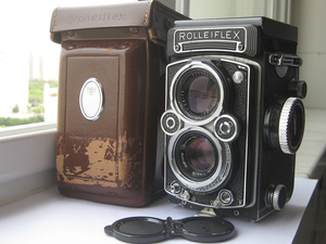 德国禄莱禄来双反 rolleiflex 3.5e2 增亮型对焦屏xenotar镜头