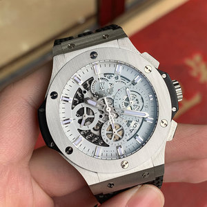 宇舶大爆炸系列 自动机械男表镂空表盘时尚运动折叠扣 二手表正品
