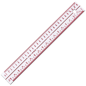 3430六合一比例尺直尺 美术用尺 学习多功能尺服装打版尺设计尺