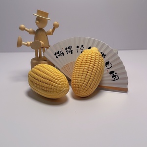 《玉米》4.0金玉满堂粒粒饱满文玩手把件龙血金丝竹子实心竹雕刻