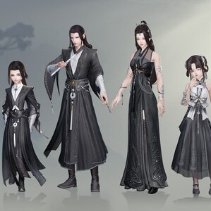 剑网3剑三夏日幽阑碎雪礼盒棋盘下棋乘风棋盒子黑发白发衣服挂件