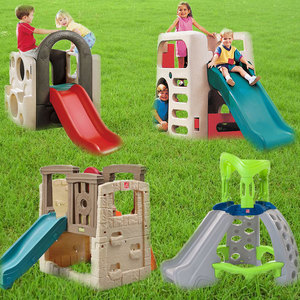 美国step2进口儿童滑梯组合宝宝室内游乐场幼儿园玩具攀爬滑滑梯