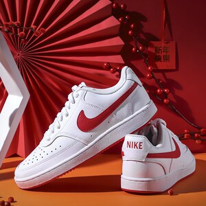 耐克女鞋2020春新款运动鞋新年款红勾小白鞋休闲鞋低帮板鞋cd5434