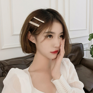 日韩新款发卡一字夹简约发夹网红叠戴夹子头饰侧边刘海夹女三件套