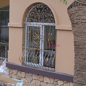 上海铁艺防盗窗不生锈防护窗开窗飘窗安全窗别墅小区铁艺大门围栏