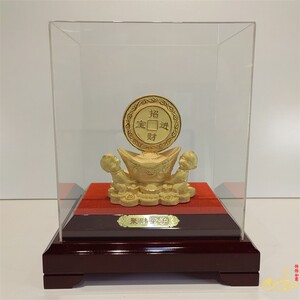 童子黄金摆件