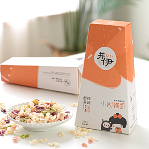 2个包 邮 宝宝辅食面条 井伊儿童蝴蝶面 鲜榨果蔬碎碎面