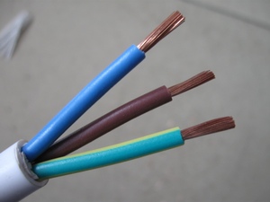 虹桥rvv三芯(带地线)圆护套线 铜芯软电线 3*2.5 平方每米价格