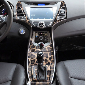 12-16现代朗动改装内饰改色贴纸 朗动内饰改装碳纤维专用装饰贴膜