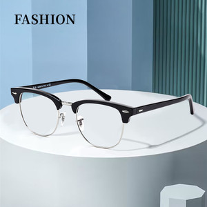 雷朋司机眼镜框RB5154复古经典男女近视镜架光学板材半框可配近视