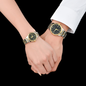 onuodi/欧诺迪手表 精钢深度防水石英表 男表女表情侣腕表