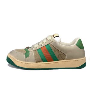 「撤柜福利」复古经典小脏鞋女鞋飞驰gg条纹饰印花运动鞋板鞋男鞋