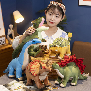 可爱仿真恐龙毛绒玩具腕剑三角龙公仔玩偶娃娃儿童抱枕男生日礼物