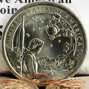 2019年美国萨卡加维亚1美元硬币（P）