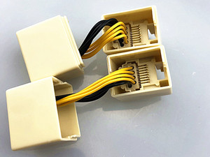 通网线直分线器纯铜器芯接线头对接8水晶头网络网线电脑网线延长