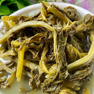 耿马长条青菜水淹菜云南特产临沧傣族农家自制发水酸苦荠菜下饭菜