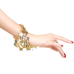 肚皮舞手饰手链印度舞蹈表演出饰品戒指手环电镀手环成人儿童饰品