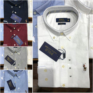 美国代购polo ralph lauren拉夫劳伦rl男士小马球牛津纺长袖衬衫