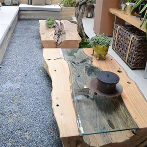 原生态实木茶桌根雕树根树桩茶台香樟木家用茶室简约茶几组合边几