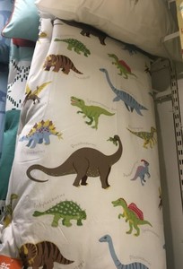 国内代购宜家被套儿童床上用品耶特里克 被套和枕套 恐龙白色