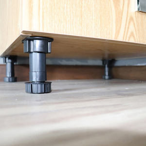 120高欧式橱柜塑料可调脚调节脚调整脚 脚线重型固定可调高度地脚