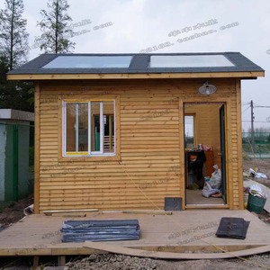 防腐木木屋建造木岗亭设备房工具房木结构房屋烧烤房移动小木屋