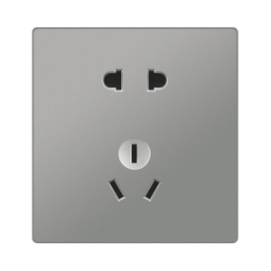 木林森开关 10a五孔插座 磨砂款 白色 金色 灰色