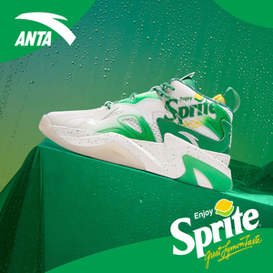 安踏可口可乐雪碧联名男鞋2020正品官网新款休闲运动鞋高帮跑步鞋