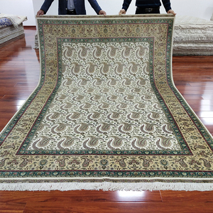 真丝波斯地毯南阳出口欧美客厅卧室床边书房家用蚕丝丝毯0人付款